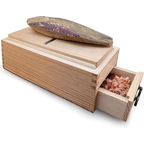 TIKUSAN Caja de afeitar de Katsuobushi seca hecha en Japón
