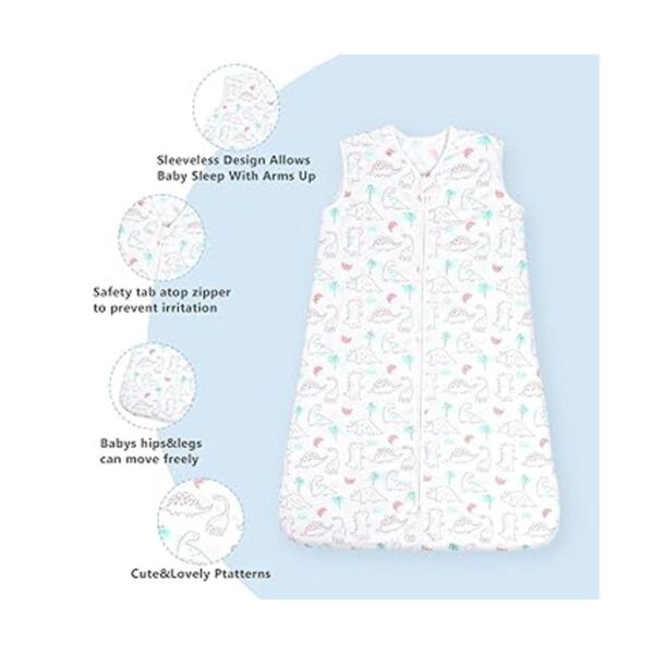 TILLYOU Sleep Sack Juego de 2 mantas de algodón para_2
