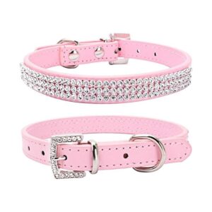 THAIN Collar de diamantes de imitación para perro y gato_1