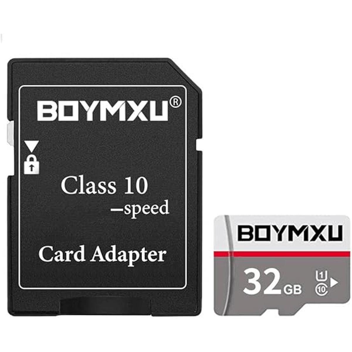 TF Memory Card 32GBBOYMXU TF Card with AdapterHigh Speed