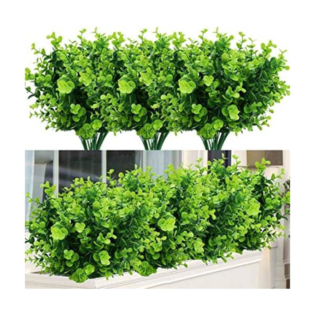 TEMCHY Flores artificiales de boj de flores artificiales