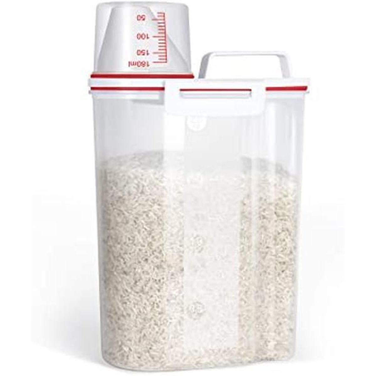 TBMax Contenedor de almacenamiento de arroz con plástico