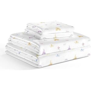 Sábanas de princesa para niñas; sábanas infantiles tamaño_3
