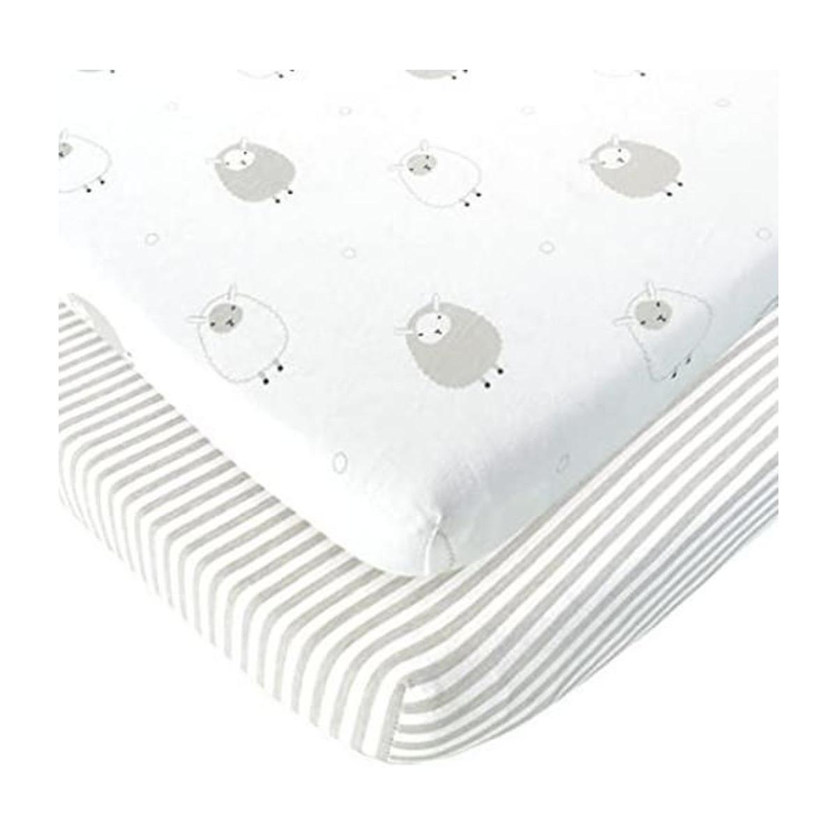 Sábanas bajeras de moisés para bebé junto a la cama