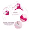 Symphonyw Percha para ropa de mascotas 10 piezas de