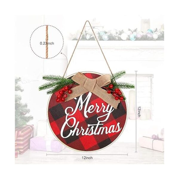 Syhood Navidad colgante decoraciones corona Navidad
