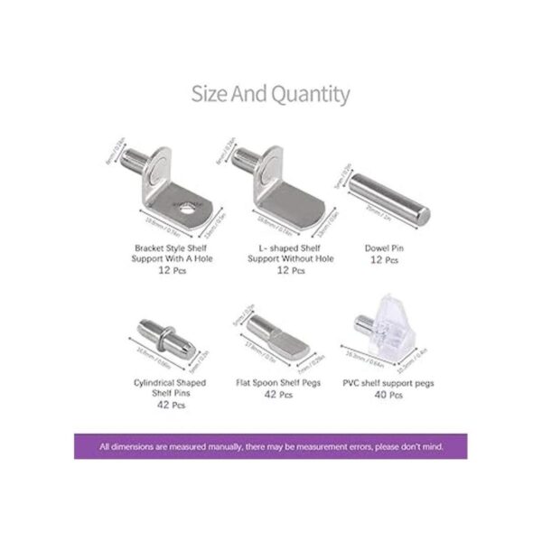 Swpeet Kit surtido de 160 piezas de 6 estilos kit surtido