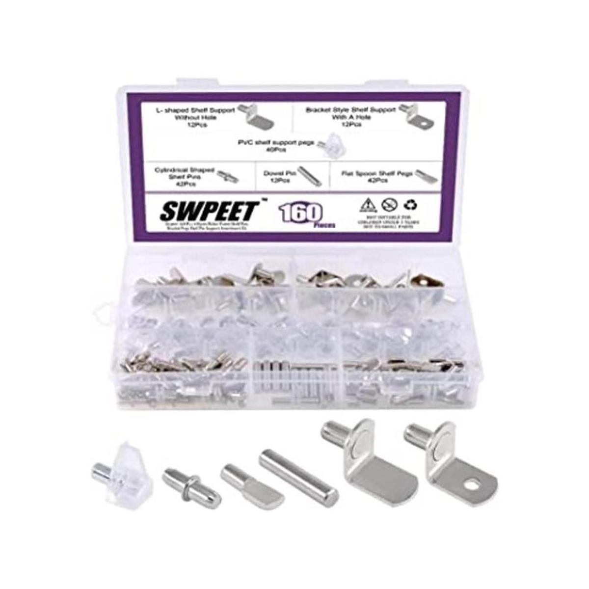 Swpeet Kit surtido de 160 piezas de 6 estilos kit surtido