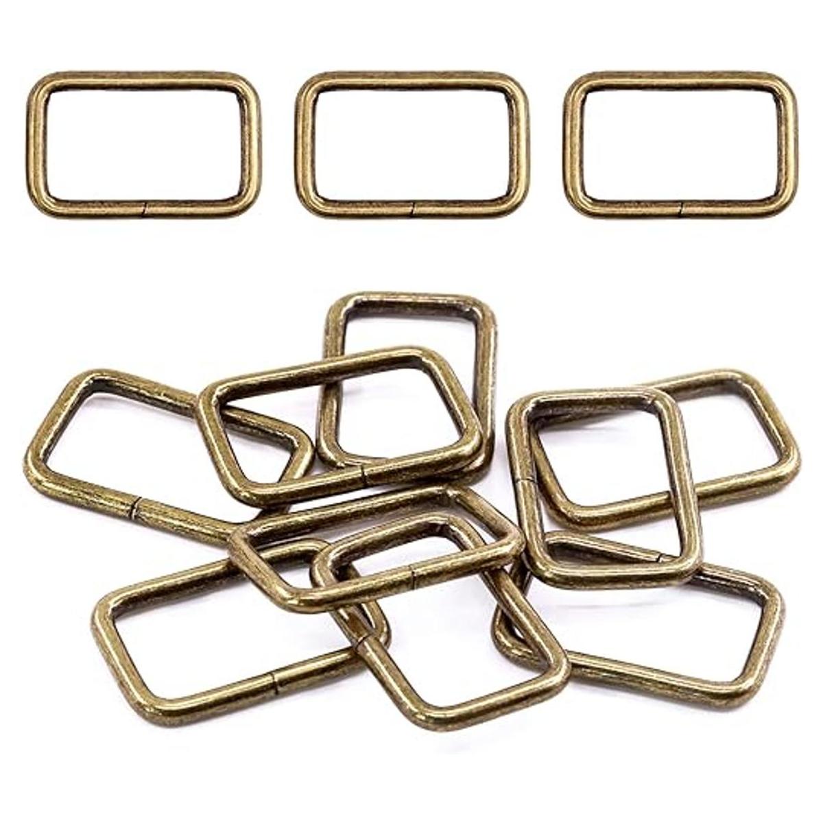 Swpeet 60 piezas 54 pulgadas 1.260 in bronce anillo