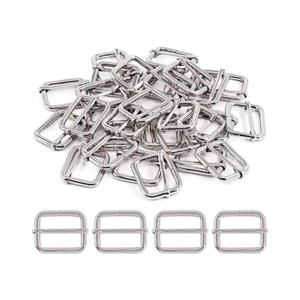 Swpeet 60 anillos de metal resistentes de 0.984 in para