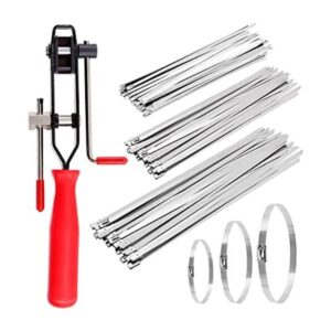 Swpeet 37 piezas de abrazadera de oreja de 4 pulgadas 8