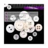 Swpeet 1000 botones blancos de Navidad 2 y 4 agujeros