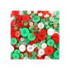 Swpeet 1000 botones de manualidades de Navidad varios