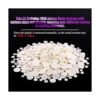 Swpeet 1000 botones blancos de Navidad 2 y 4 agujeros