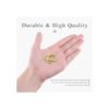 Swpeet 150 anillos en D de metal multiusos de 34 pulgadas