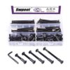 Swpeet 120 piezas M6 x 1.575 in1.969 in2.362 in2.756_1