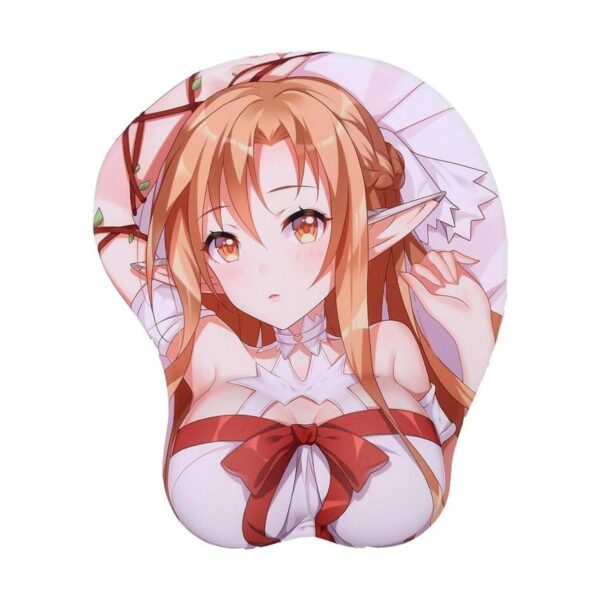 Sword Art Online Asuna 3D Anime Mouse Pads con resto_1