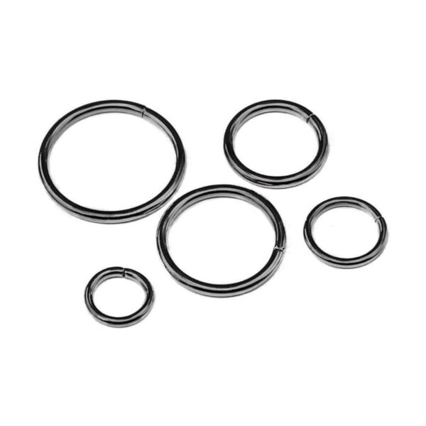 Swpeet 50 anillos de metal multiusos para cinturones_5