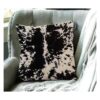 Swono Funda de almohada con estampado de cuero de vaca_3