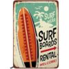 Swono Letreros de estaño para tablas de surf ropa de