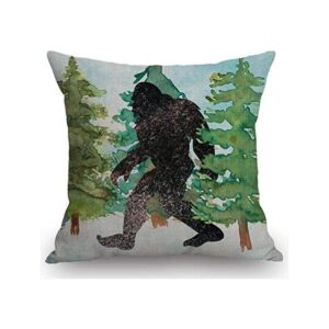 Swono Sasquatch Funda de cojín decorativa de estilo_1