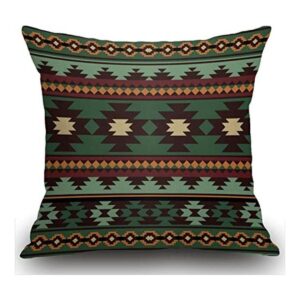 Swono Funda de almohada decorativa de estilo rústico para_1