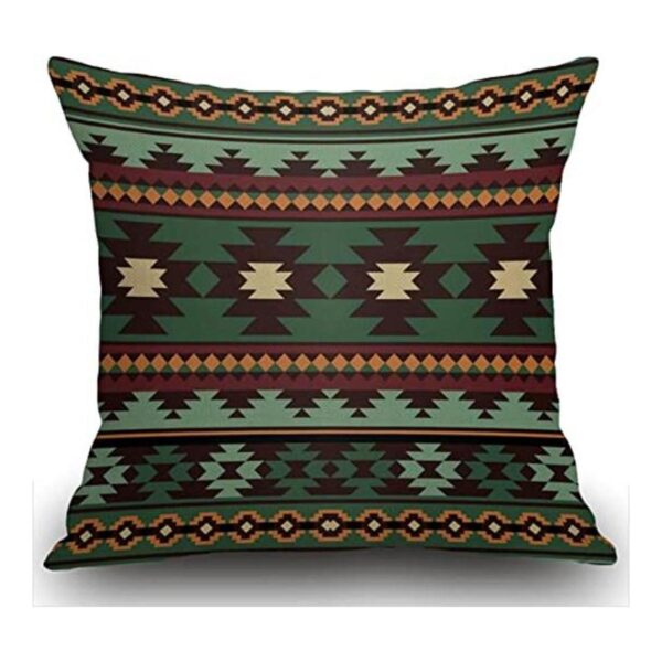 Swono Funda de almohada decorativa de estilo rústico para_1