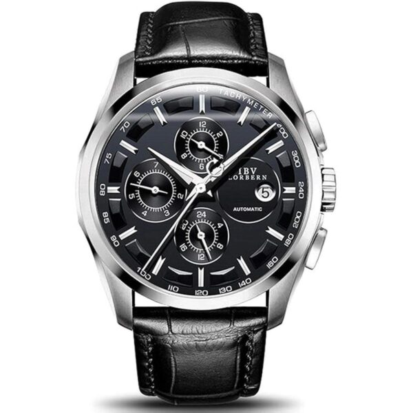 Swiss Brands Reloj automático de acero inoxidable con_1