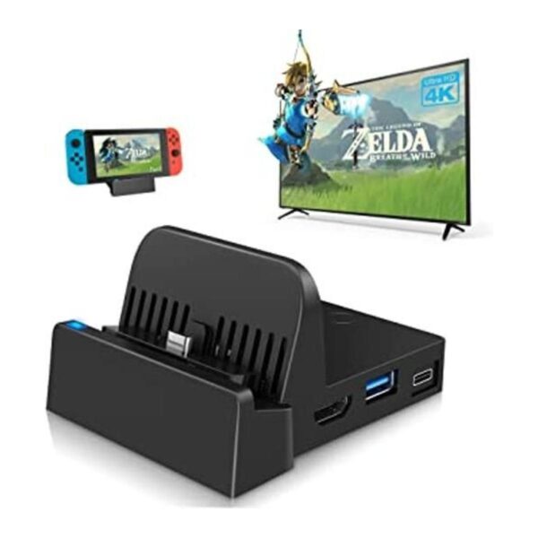 Switch TV Dock para Nintendo adaptador de TV con_1