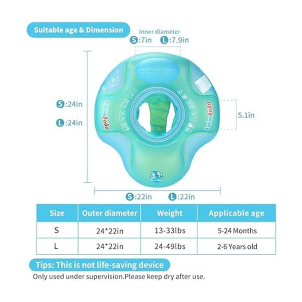 Swimbobo Flotador de la piscina del bebé inflable del niño_4