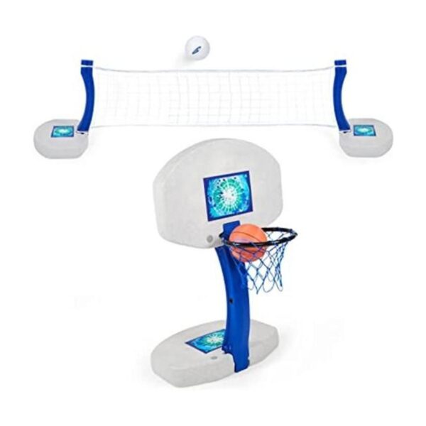 SwimWays set 2 en 1 juegos para alberca OS Multicolor_1