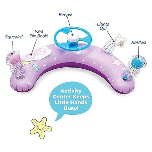 SwimSchool Flotador para piscina infantil con 5 consolas