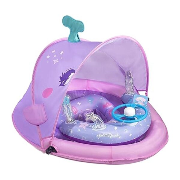 SwimSchool Flotador para piscina infantil con 5 consolas