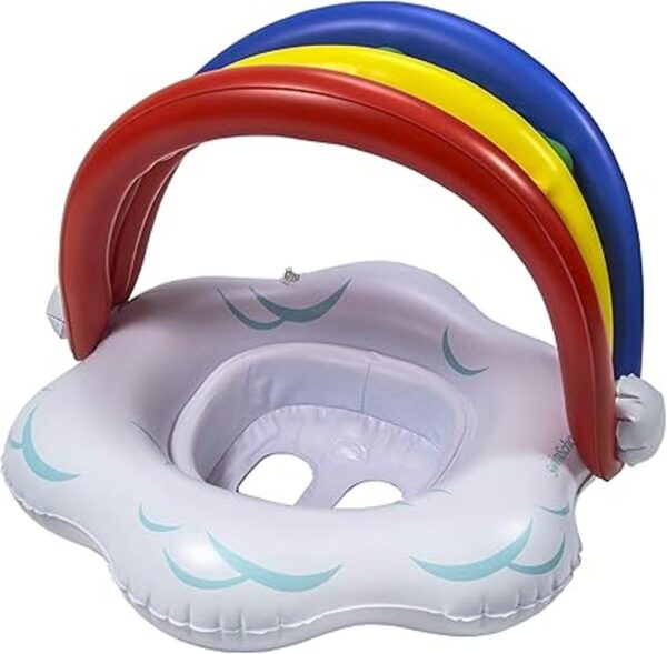 SwimSchool Rainbow Baby Flotador de piscina para primer_2