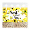 Sweet as Can Bee Telón de fondo de abeja para fiesta de
