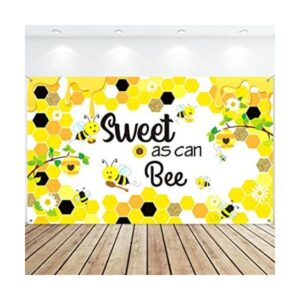 Sweet as Can Bee Telón de fondo de abeja para fiesta de