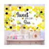 Sweet as Can Bee Telón de fondo de abeja para fiesta de