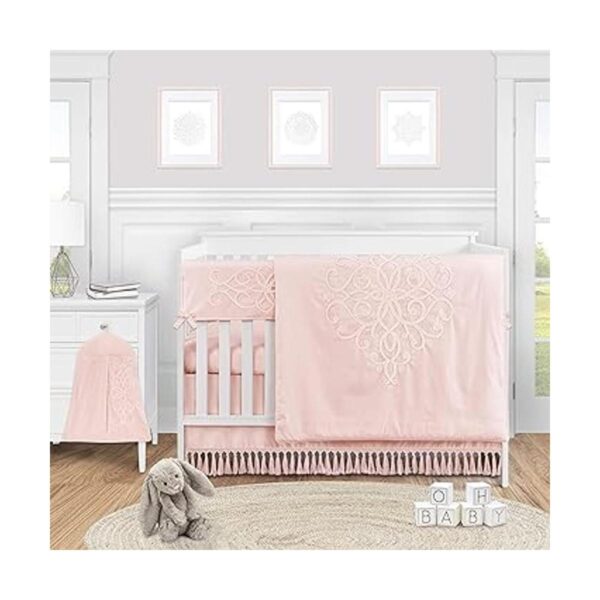 Sweet Jojo Designs Pink Boho Bohemio Niña Bebé Bebé Cuna_2