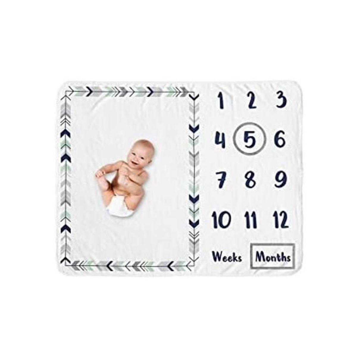 Sweet Jojo Designs Woodland Arrow Boy or Girl Milestone