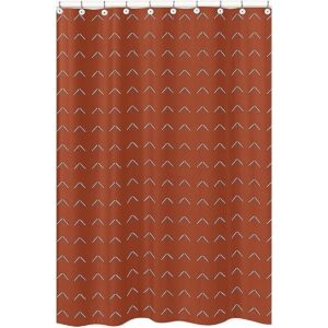 Sweet Jojo Designs Cortina de ducha de tela de baño Boho_1