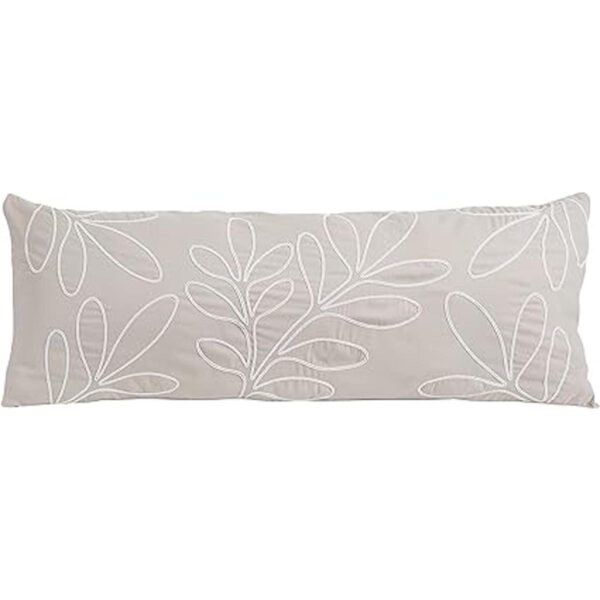 Sweet Jojo Designs Boho Botanical Leaf Funda de almohada_1