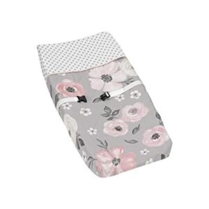 Sweet Jojo Designs Funda para cambiador diseño floral_1