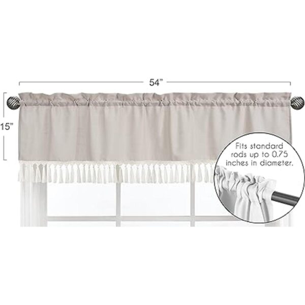 Sweet Jojo Designs Boho Cenefa de tratamiento de ventana_5
