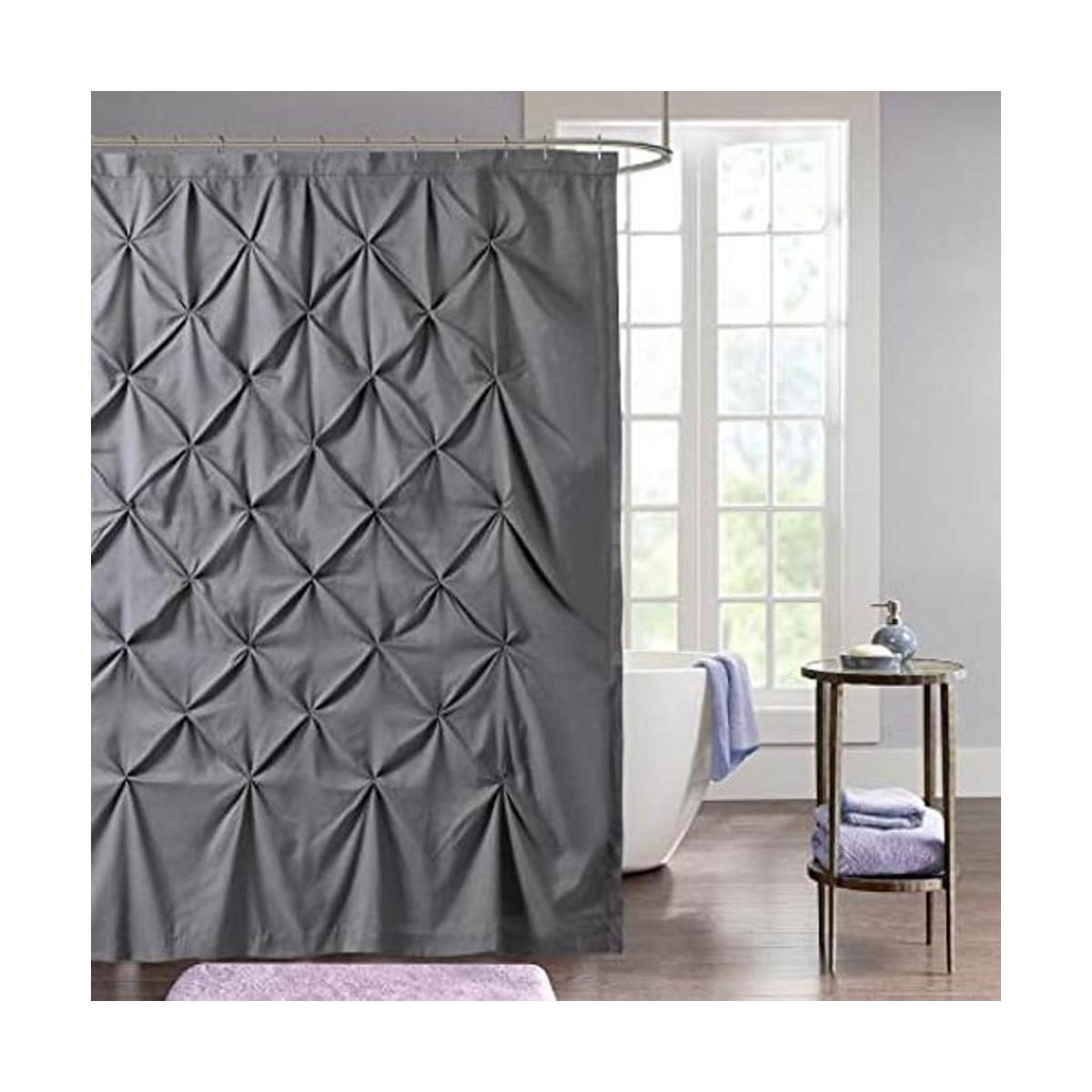 Sweet Home Collection PINTCKSCGry Cortina de ducha de