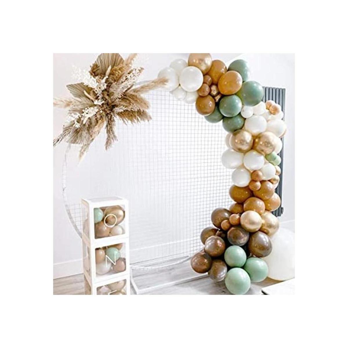 Sweet Baby Co. Kit de guirnalda de globos de color verde