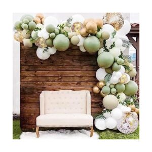 Sweet Baby Co. Kit de guirnalda de globos verde salvia
