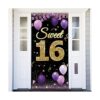 Sweet Póster para puerta de 16 cumpleaños decoración de_1