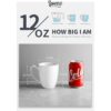 Sweese 611.001 Tazas de porcelana 12 onzas para café_2