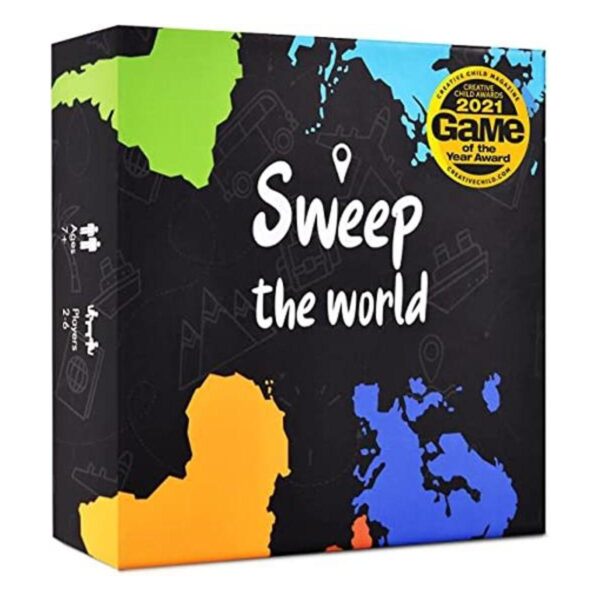 Sweep the World Juego de cartas Juego de geografía_1