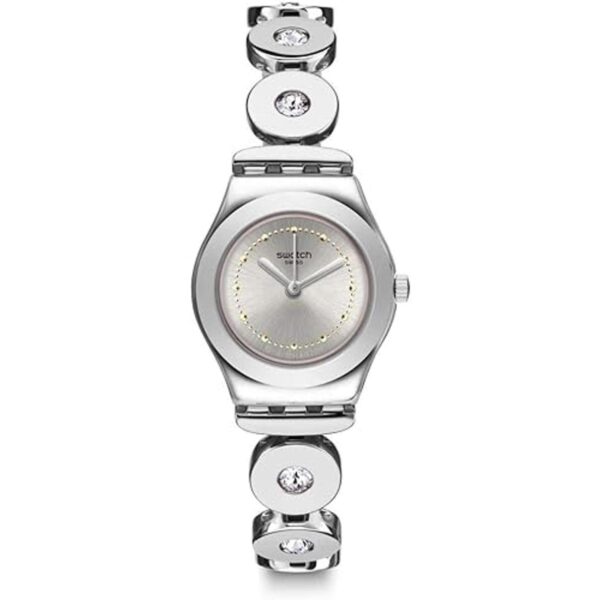 Swatch Correa de acero inoxidable de cuarzo suizo para_1